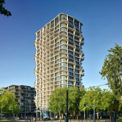 high rise building